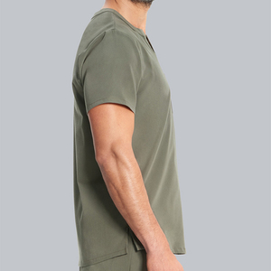 Conjunto de Uniformes Médicos Personalizados para Hombre, Material Spandex, Tela Tejida, Suave y Cómoda, Uniforme de Enfermero, Uniforme Médico Masculino para Hospital - Product Image 2