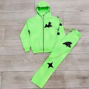 Men Women Custom Tracksuit Sportswear Set Wholesale Manufacturer OEM ODM Private Label Gym Training Jogging Athletic Wear Custom - Product Image 3