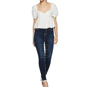 Jean pour femme taille adulte 2026, vente en gros, meilleure vente, marque privée, de bonne qualité, confortable et de haute qualité - Product Image 4