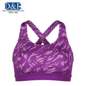 Soutien-gorge de sport à fort impact en dentelle florale grande taille malaisienne, maintien complet, respirant, pour yoga et fitness, vêtements de sport pour femmes, best-seller - Product Image 2