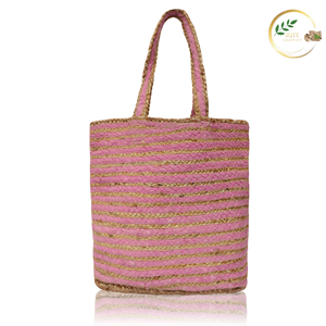 Sac messager en jute personnalisé avec logo imprimé, grande capacité, sac bandoulière avec fermeture éclair pour le travail et les affaires - Product Image 2