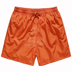 Shorts de bain décontractés pour hommes, coupe mi-haute, coupe-vent, imperméables, respirants, couleur unie, à cordon de serrage, séchage rapide, pour la plage et le surf - Product Image 2