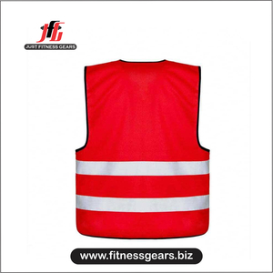 Chaleco de Seguridad para Hombre, Impermeable y Reflectante, Chaleco Antipuñaladas, Ropa de Tráfico, Color Naranja, Hecho de Nailon - Product Image 6