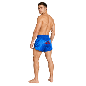 Pantalones Cortos de Boxeo Muay Thai Personalizados, Ligeros, de Satén, para Entrenamiento de Kickboxing, con Cintura Elástica, Descripción del Producto: - Product Image 5