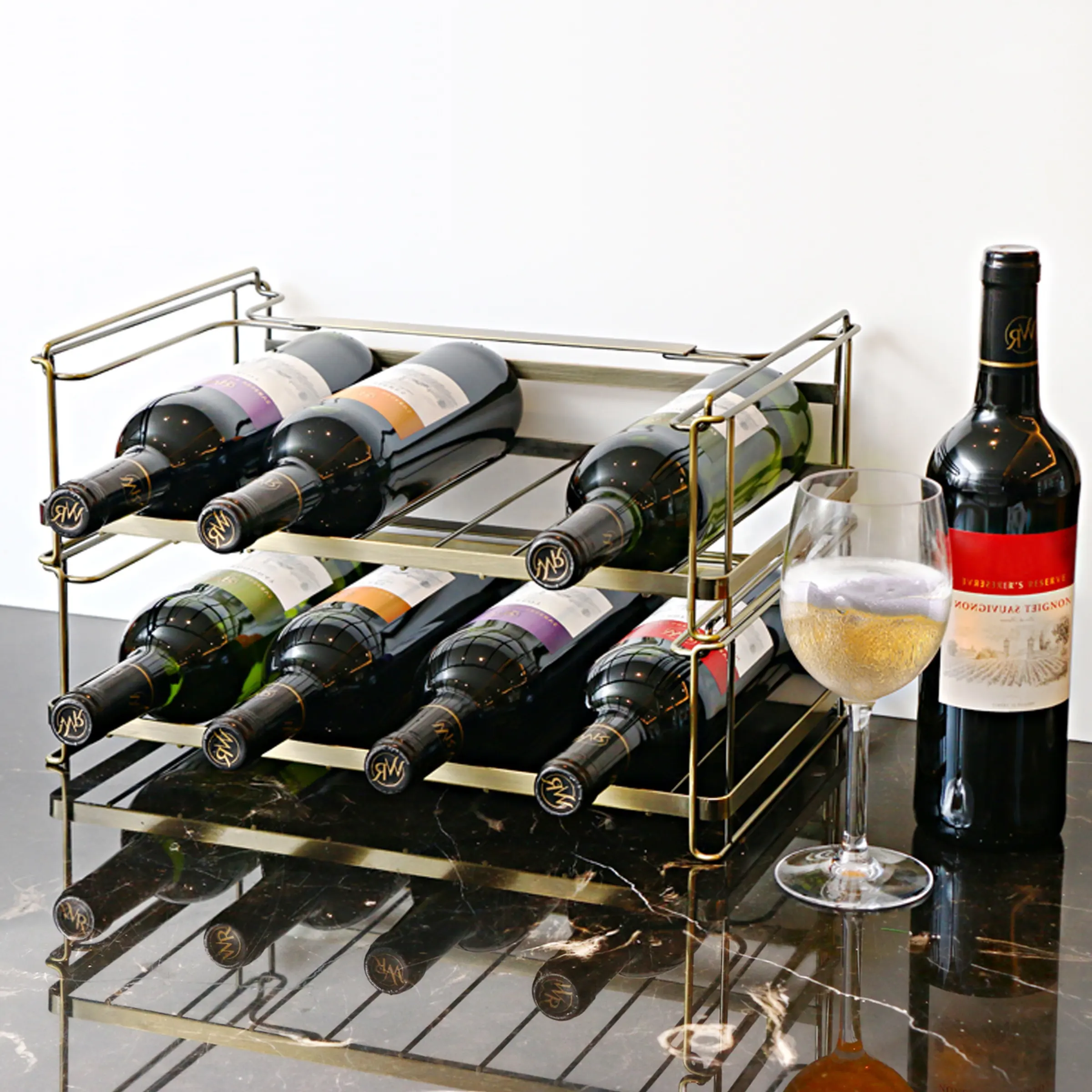 2 способа использования столешницы для хранения вина витрина для винных бутылок стеллажи для вина