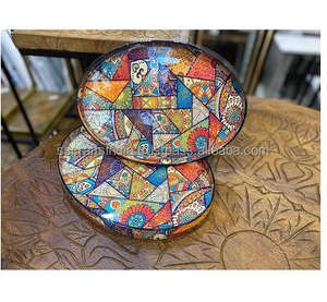 ชุดถาดเสิร์ฟอาหารทรงสี่เหลี่ยมผืนผ้าสำหรับตกแต่งห้องครัวเป็นมิตรกับสิ่งแวดล้อม2ชิ้นสำหรับจานบุฟเฟ่ต์ของหวานในบ้าน - Product Image 6