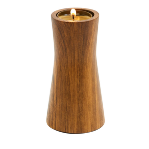Ensemble de 3 bougeoirs décoratifs en bois pour mariage, différentes tailles - Product Image 4