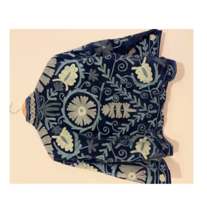 Chaqueta de Terciopelo con Bordado Suzani Estilo Indio de la Mejor Calidad, Prenda Exterior Étnica Bohemia Hecha a Mano, a la Moda - Product Image 6
