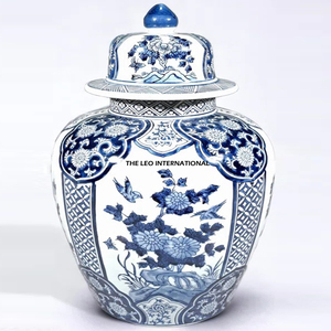 New Indian Style Vase Mid Ancient Flower Arrangement High Grade <b>Ginger</b> <b>Jar</b> Retro Home Decoration Aesthetics Ornament - Product Image 2