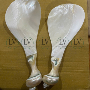 Luxury Mother of Pearl Salad Servers <b>MOP</b> Shell Spoon Set Caviar Spoon for Home Party Restaurant from Vietnam - Product Image 3