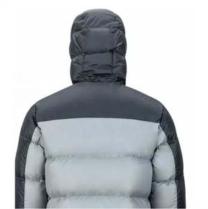 STITCH LAB Parka à capuche pour homme, couleur unie, polyester, fermeture éclair, vêtement d'extérieur décontracté, coupe droite, imperméable - Product Image 6