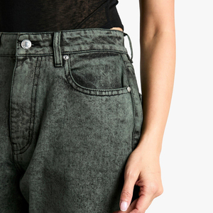 OEM Manufacturer of Denim Jeans Pant for Women Custom Made Logo and Design High Quality Women's Denim Jeans Pants - Product Image 6