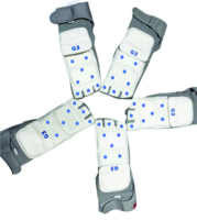 Calcetines con Sensores para Taekwondo Gen 3, Aprobados por la WT, Unisex, Electrónicos, 30 Sensores, Compatibles con el Sistema PSS, Transpirables y Suaves