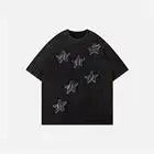 เสื้อยืดผู้ชายทรงโอเวอร์ไซส์ ผ้าคอตตอน 100% หนัก 320 กรัม สไตล์วินเทจ ลายบาติกฟอกสี  คุณภาพสูง พิมพ์ลายด้วยเทคนิค DTG และสกรีนพิเศษ - Product Image 6