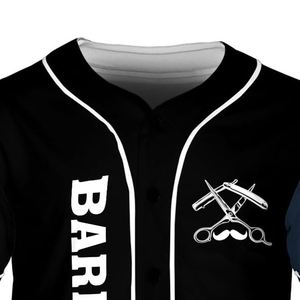 New Arrival High Quality Barber Sublimation Uniform Breathable Eco-Friendly Polyester Smock with Custom Logo Washable - Product Image 4