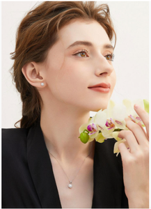 จี้เพชรทรงกลมสังเคราะห์ที่ได้รับการรับรองจาก IGI สวยงามน่าทึ่ง ตัวเรือนทำจากทองคำขาว ทองคำเหลือง หรือเงิน สี D E F ไม่มีสี ความใส VVS VS - Product Image 2