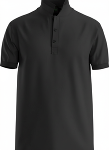 Camisa Polo de Manga Corta con Cuello Mandarín para Hombre, Transpirable, Informal, con Logotipo Personalizado, Proveedor Mayorista OEM ODM - Product Image 6