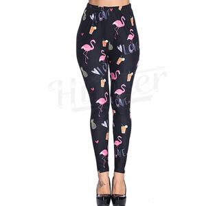 Venta al por mayor ropa de fitness sublimación impresión Leggings pantalones de entrenamiento lisos deporte gimnasio mujeres Leggings - Product Image 4