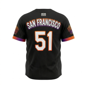 Custom Sublimated Baseball Jersey Men’s Full Button Mesh Uniform Performance Teamwear & Streetwear Custom Name/Number - Product Image 3