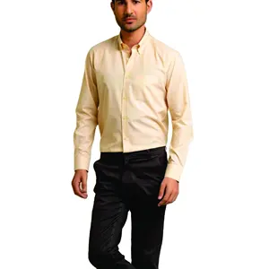 Camisa de lujo personalizada para hombre estilo de negocios delgada suave comodidad Slim Fit estilos de manga larga camisa de vestir informal para hombres