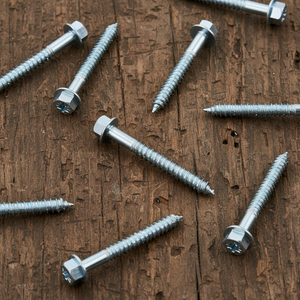 Tornillo de Cabeza Hexagonal Externa de Acero al Carbono CLASE 4, Marca PDC, Modelo 4, Resistente a la Corrosión, Galvanizado en Caliente, Rosca para Madera, Métrica/Pulgada - Product Image 4