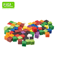 Cubos Métricos Coloridos de 1 cm para Contar, Aprender sobre el Sistema Decimal, Clasificar y Apilar, Juguetes Divertidos de Matemáticas