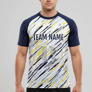 เสื้อกีฬาผู้ชายแบบซับลิเมชั่นสั่งทำพิเศษ ระบายอากาศได้ดี เป็นมิตรกับสิ่งแวดล้อม คอกลม สำหรับฟุตบอล บาสเกตบอล ฤดูร้อน - Product Image 3