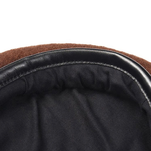Boina de Punto con Logotipo Personalizado, Color Sólido, Gorro Cálido Unisex, Estilo Casual, Cuatro Estaciones - Product Image 4