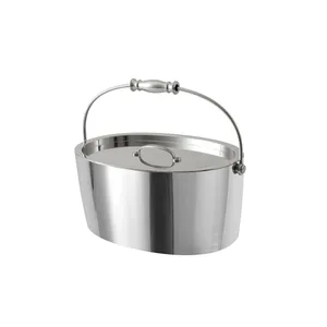 Luxury Aluminium <b>Ice</b> <b>Bucket</b> Handmade Decorative Hammered Finish Beverage Cooling Eco-Friendly Tabletop Use Modern Design ZAHID - Product Image 1