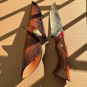 Cuchillos de Caza Premium Hechos a Mano, Venta al Por Mayor, Cuchillos de Supervivencia para Camping, Hoja Fija de Acero con Alto Contenido de Carbono - Product Image 3