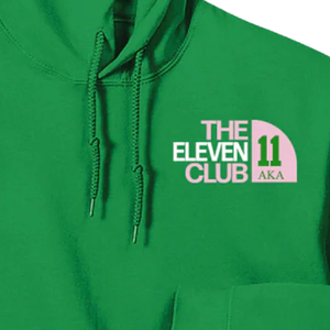 เสื้อฮู้ดปักลาย The Ten Club 10 รุ่น AKA สีเขียว ผลิตจากผ้าฝ้ายพรีเมียมเนื้อนุ่ม สวมใส่ได้ทั้งชายและหญิง - Product Image 5