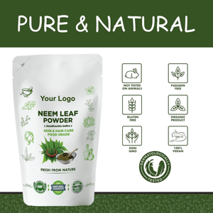 OEM ODM 100% Natural & Chemical-Free Neem Leaf Powder Premium Azadirachta Indica Powder for Support Hair Growth & Skin Care - Product Image 3
