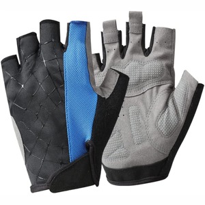 Guantes de Ciclismo de Verano Transpirables de Cuero, Medios Dedos, Impermeables, con Logotipo y Colores Personalizados para Ciclismo de Competición, Gimnasio y Pesca - Product Image 1