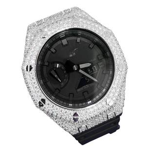 Starspire Jewels Luxury Men's G SHO Automatic ETA Mechanical VVS Moissanite Business Style Hip Hop Iced <b>Diamant</b>-encrusted Metal - Product Image 6