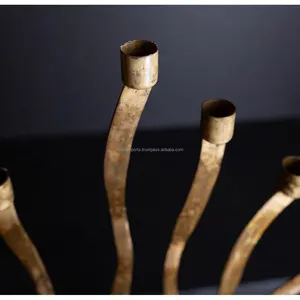 Candelabros Metálicos de Lujo Hechos a Mano al por Mayor para Centros de Mesa de Boda, Mesas de Comedor y Decoración Moderna para el Hogar, Proveedor Zahid Exports - Product Image 5