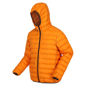 2025 New Brand Custom Logo <b>Men</b> Puffer <b>Jackets</b> with Hood Best Quality Promotional Fashion Winter <b>Mens</b> Orange Puffer Down <b>Jacket</b> - Product Image 2