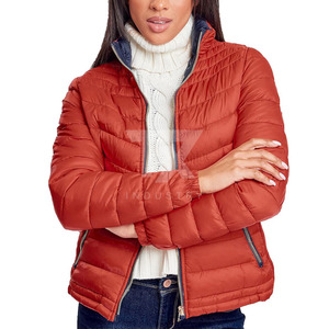 Latest Design Cheap Price Women Puffer Jacket Low MOQ Solid Color Women Puffer Jacket In Low MOQ New Fashion - Product Image 1