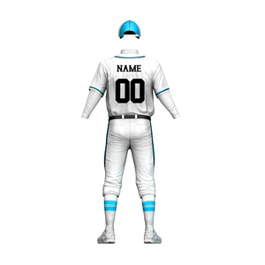Wholesale Professional Baseball Uniform Sets Plus Size 100%Polyester Quick Dry Lightweight Custom Logo Player Name Teams Uniform - Product Image 4