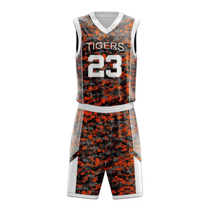 Ensemble de shorts et maillot de basket-ball unisexe pour homme, taille plus, personnalisable avec le nom de l'équipe, imprimé, été, 100% polyester respirant - Product Image 5