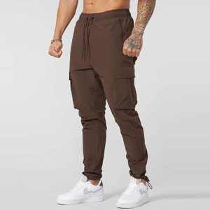 Pantalones Deportivos GENERSA para Hombre, Transpirables, Ligeros, de Lona Arrugada, 100% Algodón, Cintura Elástica, Bolsillos, Estilo Urbano - Product Image 6