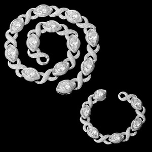 Colgante de Diamante Redondo de Corte Brillante VVS1 Cultivado en Laboratorio Jay Balaji, Chapado en Oro Rosa y Rodio, para Mujer, Modelo BP 257 de 14k/18k - Product Image 1