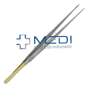 Pinces microchirurgicales de précision Premium à pointe fine droite en acier inoxydable plaqué or par medicab - Product Image 6