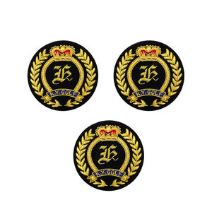 Insignias Bordadas a Mano con Hilo Metálico para Blazers, Hechas a Medida, Venta al Por Mayor, Uniformes Ceremoniales, Tela de Lona de Alta Calidad, Personalizadas - Product Image 4