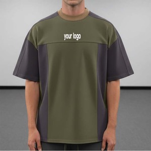 O-Neck Quick Dry Men's Short Sleeve T-<b>Shirt</b> <b>100</b>% <b>Polyester</b> Knitted Casual Blank Front Logo Design Regular Fit - Product Image 1
