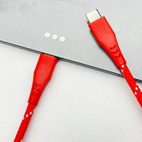 Cable de Carga Tipo C para iPhone con Certificación MFi, Conductor de Cobre Puro, Enredado en Nailon, Conector Metálico, 2 Metros, Alta Calidad, en Stock