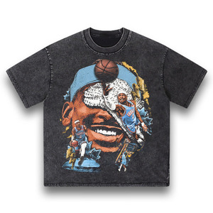 เสื้อยืดพิมพ์ลายกราฟิกแบบยูนิเซ็กซ์ ออกแบบเองได้ แฟชั่นสตรีทลำลองสำหรับผู้ชายและผู้หญิง เสื้อยืดแขนสั้นโอเวอร์ไซส์ เสื้อยืดแบบสั่งทำสำหรับผู้ชายและผู้หญิง - Product Image 1