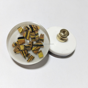 Half N Half Terrazzo Multi-Functional Resin Cabinet Knobs Wall Hooks Unique Modern Design for Dresser <b>Wardrobes</b> Doors <b>Rustic</b> - Product Image 4