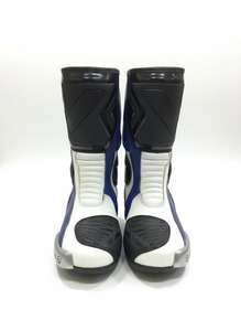 Botas de Motocicleta para Hombre, Cómodas, Antideslizantes, de Cuero, Resistentes al Viento y al Agua, Ligeras, Negras, Deportivas, para Calle y Aventura, con Estampado - Product Image 3