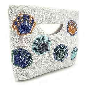 Sac à main artisanal de luxe indien, multicolore, forme baguette, durable, style ethnique, fait main, accessoires de mode en cristal, pour un usage décontracté - Product Image 3