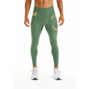 Pantalon de compression pour homme, séchage rapide, athlétique, pour l'entraînement, la course, leggings sans poche, pantalon de compression pour la gym - Product Image 5